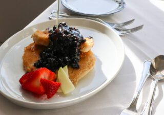 Almond Milk Blueberry Pancake