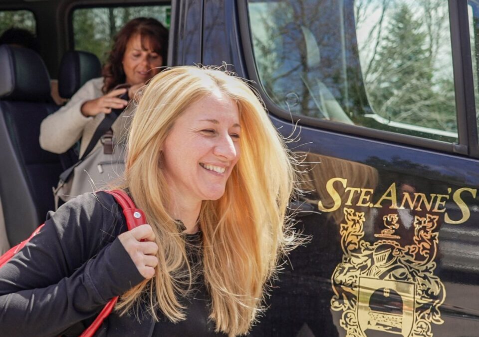 Shuttle Pick Up to Ste. Anne's