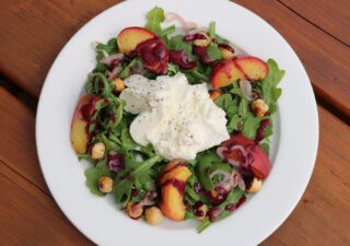 Peach & Burrata Salad