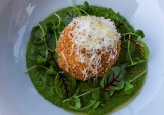 Fresh Pea Arancini