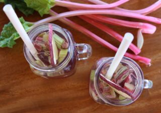 Rhubarb Bloom Iced Tea
