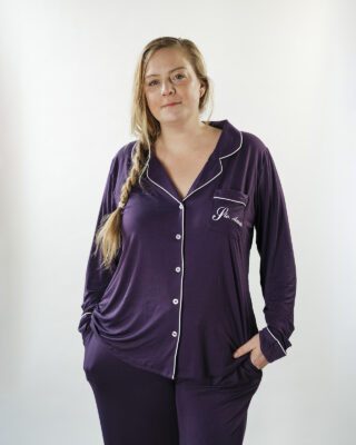 Ste. Anne’s Signature Long Sleeve Button-Up Bamboo Set