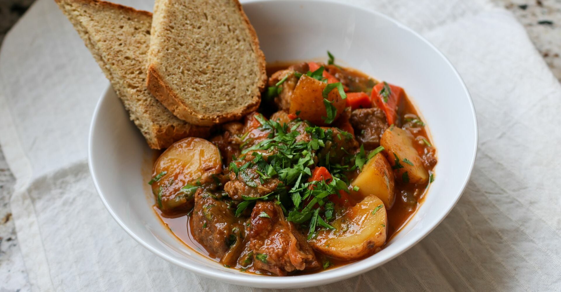 Irish Lamb Stew with Fresh Irish Soda Bread