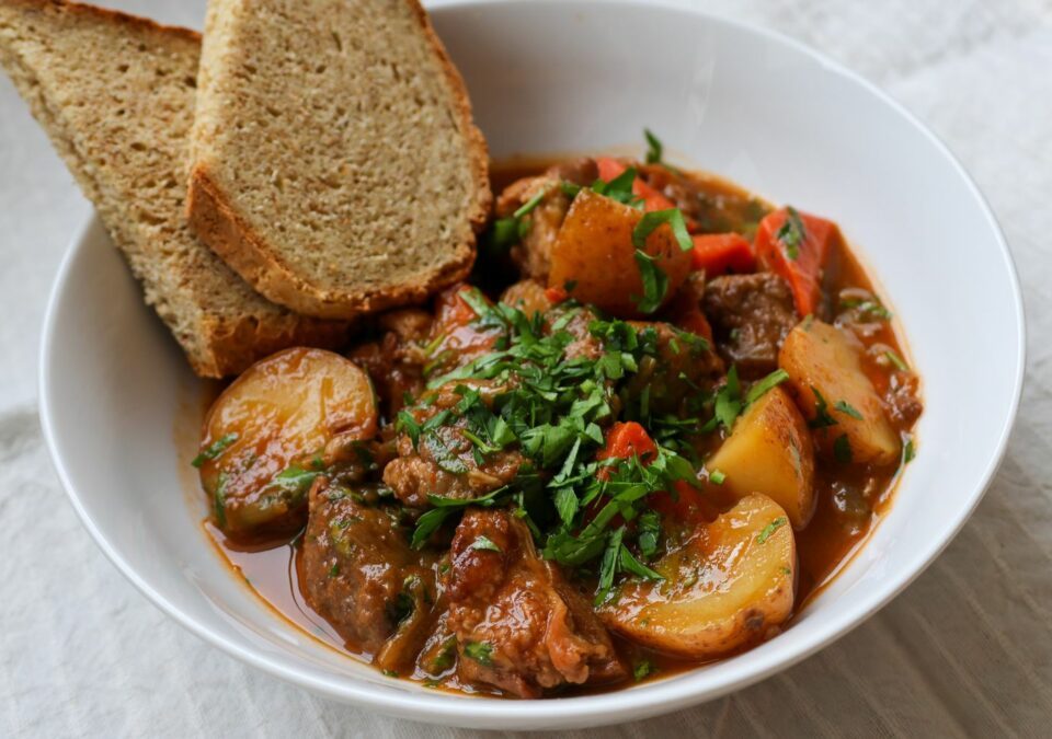 Irish Lamb Stew with Fresh Irish Soda Bread