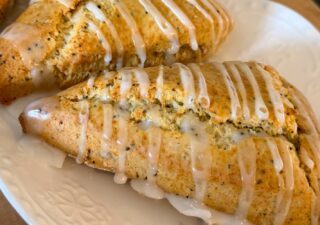 Gluten-Free Lemon Poppyseed Scones
