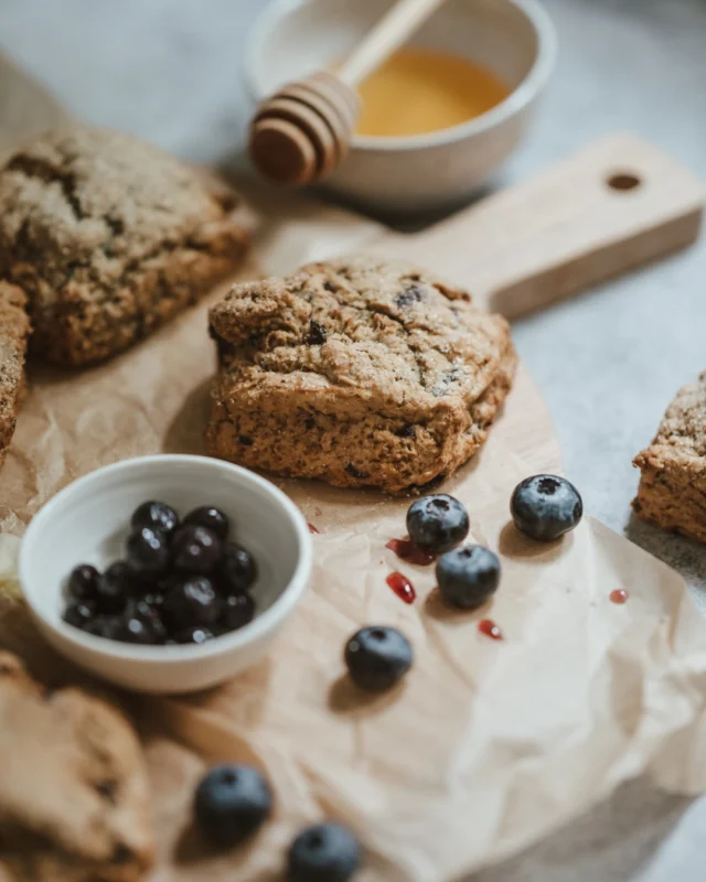 The ingredients for a perfect Mothers Day morning.Granola, tea and fresh-from-the-oven sconesmade easy with our freezer-ready favourites.Choose from Cranberry Orange Scones or Vegan Blueberry Scones, ready to bake at home or order them freshly baked.You bring the tray. Weve got the rest.#glutenfreebaking #glutenfree #celiacfriendly #mothersday