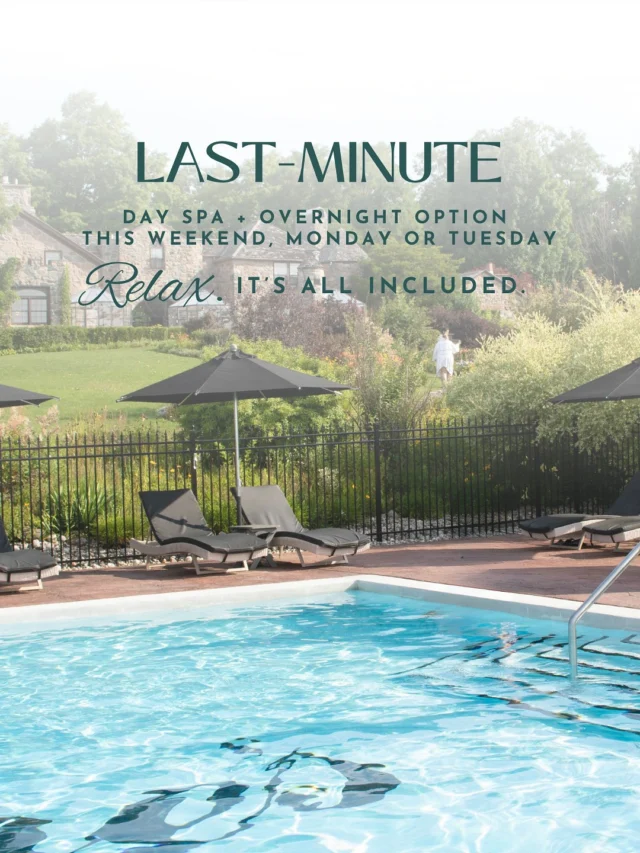 Spots just opened up for this weekend, Monday and Tuesday!Treat yourself to a refreshing Day Spa experience  a rare opportunity, as weekends are usually fully booked.Make it your own overnight escape by staying at the nearby Petit Pont Guest House at @graftonvillageinn Enhance your visit with a 4-course dinner at Ste. Annes Spa and wake up to a continental bakery basket for the perfect start to your morning.Take a moment for yourself.  Limited spots available  call 1-888-346-6772 to book now.