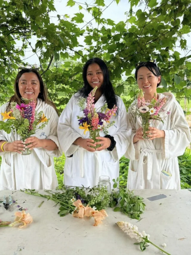 Starting this week, one of our most-loved workshops makes its return.Join us for a guided garden tour, followed by the chance to design your own floral arrangement using fresh, seasonal blooms gathered from the grounds.Its a hands-on way to connect with natureand leave with something beautiful to take home. Available Monday to Friday at 1:30 PM $50 + HST per guest Advance booking recommendedspaces fill quickly#SteAnnesSpa #GardenWorkshops #FloralDesign #InspiredByNature