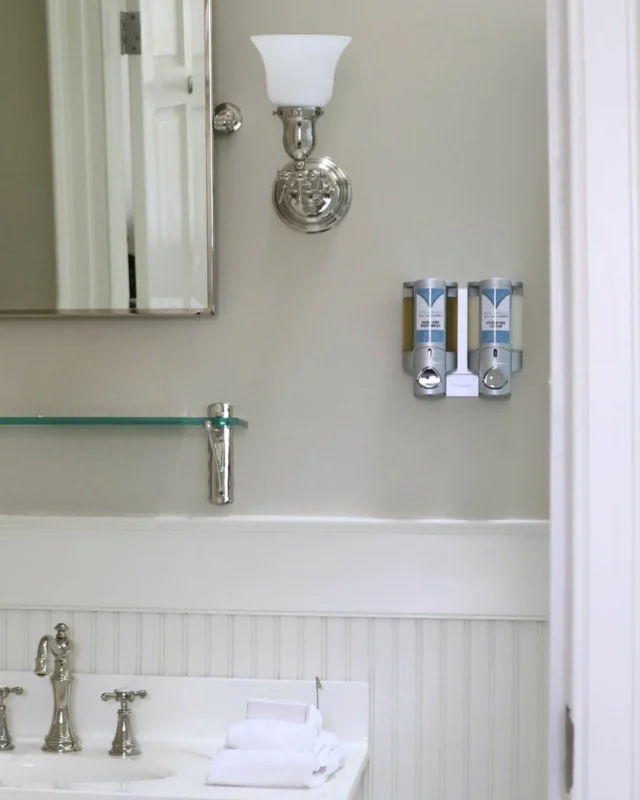 A little Ste. Annes magic  even during your getaway.Our hydrating lotion, shampoo + conditioner and hand + body wash are stocked in the guest rooms at Petit Pont Guest House at @graftonvillageinn  The same calming care youre used to.