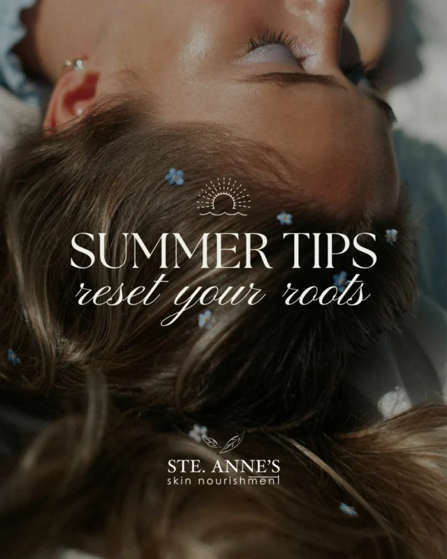 Chlorine, saltwater, sweat..summer can take a toll on your scalp.Our naturally-derived shampoo and conditioner cleanse without stripping, so your scalp stays balanced and your hair feels refreshed, not dry or coated. Free from sulfates and synthetic fragrance. Gentle enough for daily use after a swim, hike, or sun-soaked day.#CleanHairCare #ScalpSupport #SteAnnesBotanicals
