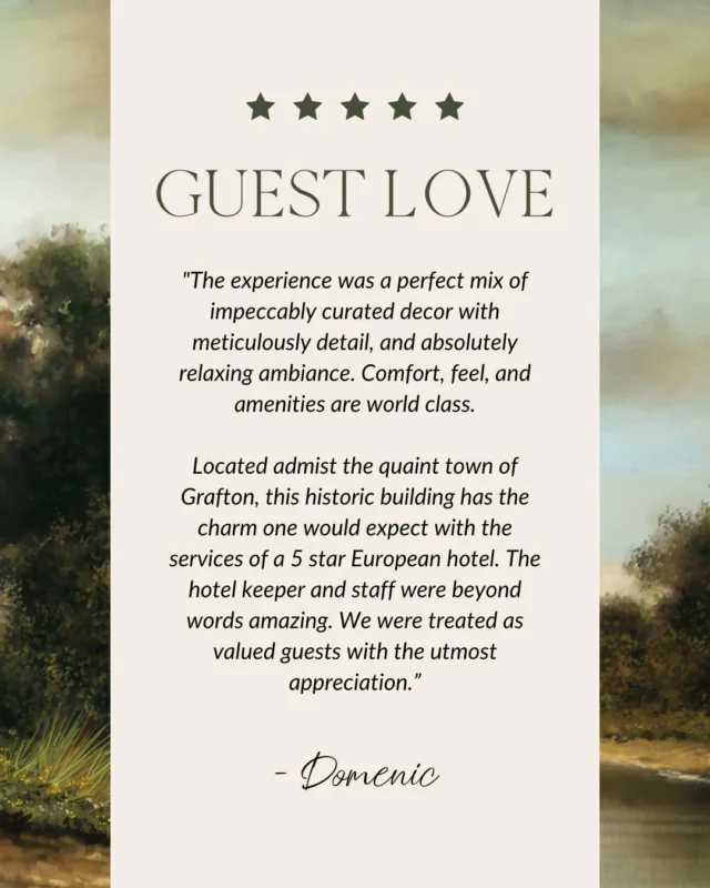 Thank you to all our wonderful guests for sharing your experiences. Were so grateful to be part of your story, and we hope to be a part of yours soon, too.