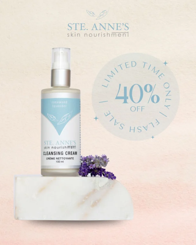 As the air gets crisper and the days get shorter, your skin needs a little extra love. Our Ste. Annes Skin Nourishment Cleansing Cream gently removes makeup, impurities, and the stresses of the day  leaving your skin soft, smooth, and hydrated. Perfect for all skin types and ideal for a daily ritual that sets the tone for glowing, healthy skin this season. Special Fall Offer: 40% off for a limited time! Pair it with our Toner and Day or Firming Face Cream to complete your autumn skincare routine.Available online now - link in bio to shop!#FallSkincare #HydratedSkin #SkinCareRoutine #NaturalSkincare