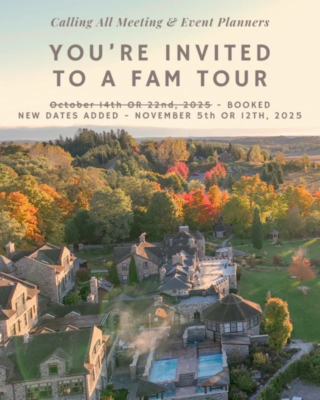 **Our original dates are now full, so weve added two more - November 5th and 12th**Meeting and Event Planners, apply now for an opportunity to join us for an exclusive FAM Day Trip at Ste. Annes Spa.This immersive day is designed to introduce event planners, retreat hosts, conference organizers, and more to the unique spaces, services, and experiences we offer. Explore our venues, connect with our team, and discover how Ste. Annes can be the backdrop for your next unforgettable gathering.Your day includes:- A guided tour of Ste. Annes Spa and Grafton Village Inn- A private wellness class in our Forest Pavilion- Lunch in the Anna Quinn Function Room- A 45-minute spa treatment- Complete use of the facilities, including our outdoor meditative and therapeutic hydrotherapy pools, eucalyptus inhalation room, outdoor sauna, fire circle, hiking trails, Zen garden, and more!Spots are limited and will be filled based on application information. Visit the link in our bio for your chance to join us!Application Deadline: October 20th, 2025Not a meeting or event planner yourself, but know someone who is? Wed love for you to share this opportunity with them!