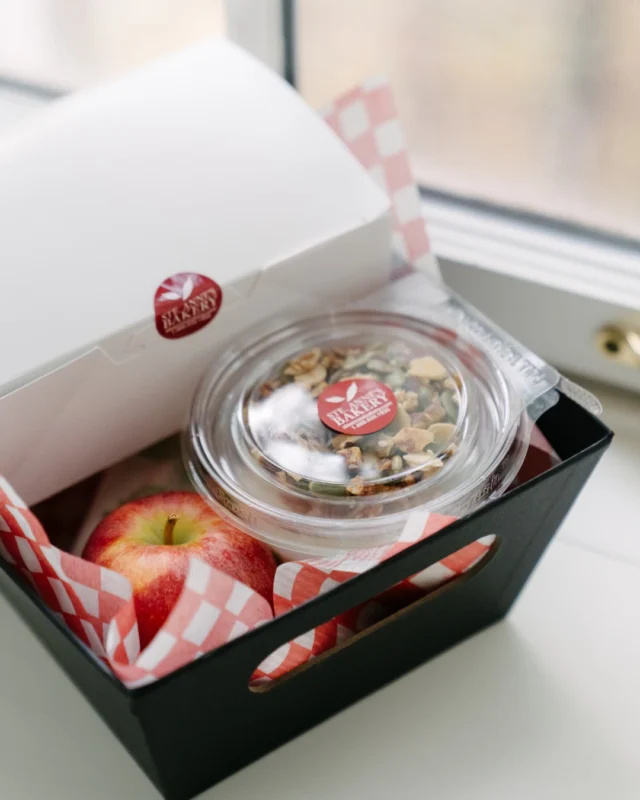 Mornings made simple (and delicious). Our @steannesbakery breakfast basket is the perfect add-on with freshly baked, gluten-free and delivered right to your door.Slow down and savour the start of your day. #GraftonVillageInn #SteAnnesBakery #BreakfastInBed