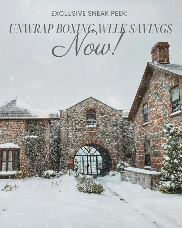 We have opened up early access to our Boxing Week savings on day and overnight spa packages in January. Linger in thermal pools surrounded by snow, breathe in eucalyptus steam, warm up in our saunas, settle into restorative treatments and gentle wellness classes.These early access savings are our quiet wish for the season: a little more calm, a little more care and space to truly unwind.Call our team 1-888-346-6772
