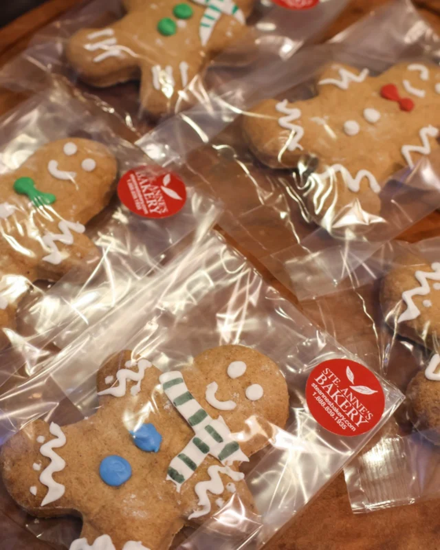 Our gluten-free gingerbread cookies are officially back for the season! Each one is hand-decorated, one-of-a-kind and perfectly soft. Pair them with a cup of our Festive Celebrations Signature Tea for the coziest December treat.Available while they last!