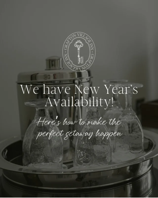 New Years Eve Escape Looking for a relaxing way to ring in the new year? Book a Day Spa at Ste. Annes and then extend your celebration with an overnight stay here at Grafton Village Innjust 10 minutes down the road.Relax at the spa for the day, add on dinner at Ste. Annes, then stay the night with us in one of our cozy Petit Pont guest rooms or at Barton Cottage.We currently have New Years Eve availability and would love to host you.