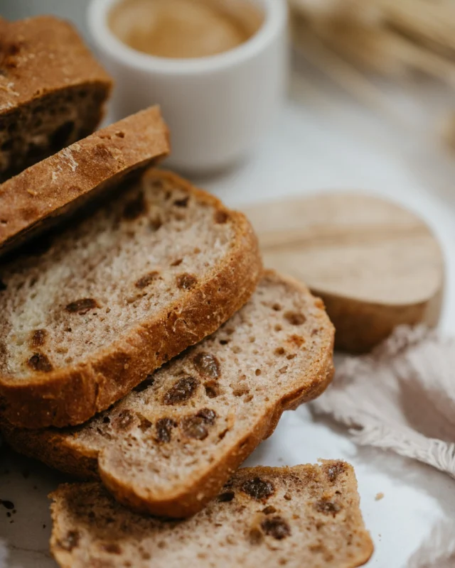 Christmas morning, but nothing to do but bake This cinnamon raisin French toast casserole comes together the night before. Pick up your Cinnamon Raisin gluten-free bread before 7pm today!Ingredients:1 loaf Ste. Annes cinnamon raisin bread, cubed6 eggs1 cups milk or dairy-free alternative1 tsp cinnamon1 tsp vanilla2 tbsp maple syrup or brown sugarButter for greasingOptional topping:Powdered sugar, maple syrup, or warm berriesInstructions:1. Grease a baking dish and add bread cubes.2. Whisk eggs, milk, cinnamon, vanilla, and maple syrup.3. Pour evenly over bread.4. Cover and refrigerate overnight.5. Bake at 350F for 4045 minutes until golden and set.Serve warm  Cozy, comforting and completely gluten-free.