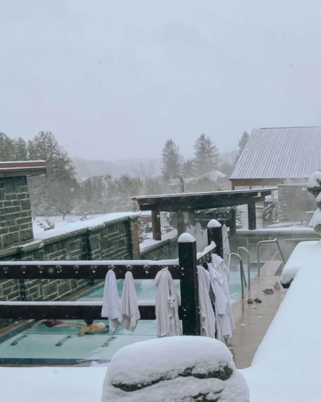 Winter isnt meant to be rushed through.Its meant to be felt  the contrast of cool air and warm water, movement and rest, quiet and connection.This is what winter looks like here.