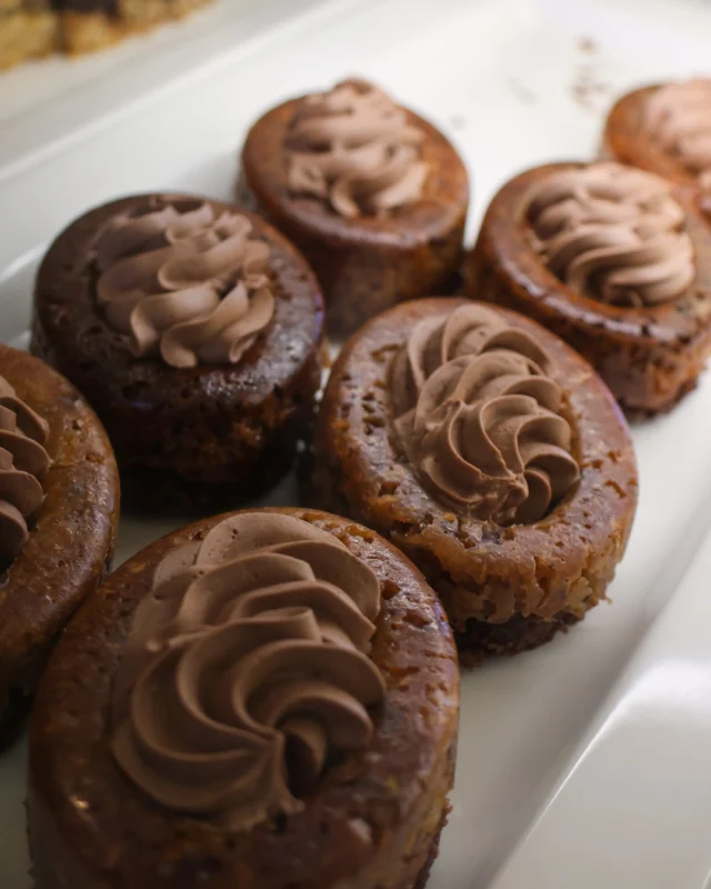 Lunch isnt complete without a little something sweet from the bakery. Our German Chocolate Cake is calling your name.Dark Chocolate | Devils Food Cake | Coconut, Pecan Filling | Chocolate Butter Cream