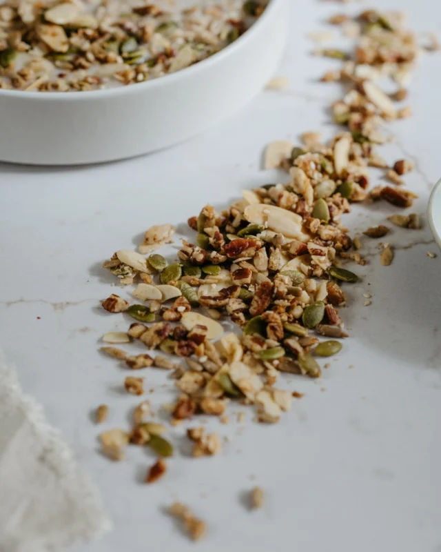 If youve ever stepped out into the Bakery parking lot and caught the smell of cinnamon, toasted almonds and fresh granola in the air...you know Our infamous granola is baked almost daily and has become one of those Ste. Annes staples guests come back for again and again.Crunchy, sweet and just a little bit addictive.#GranolaLovers #GlutenFreeBakery