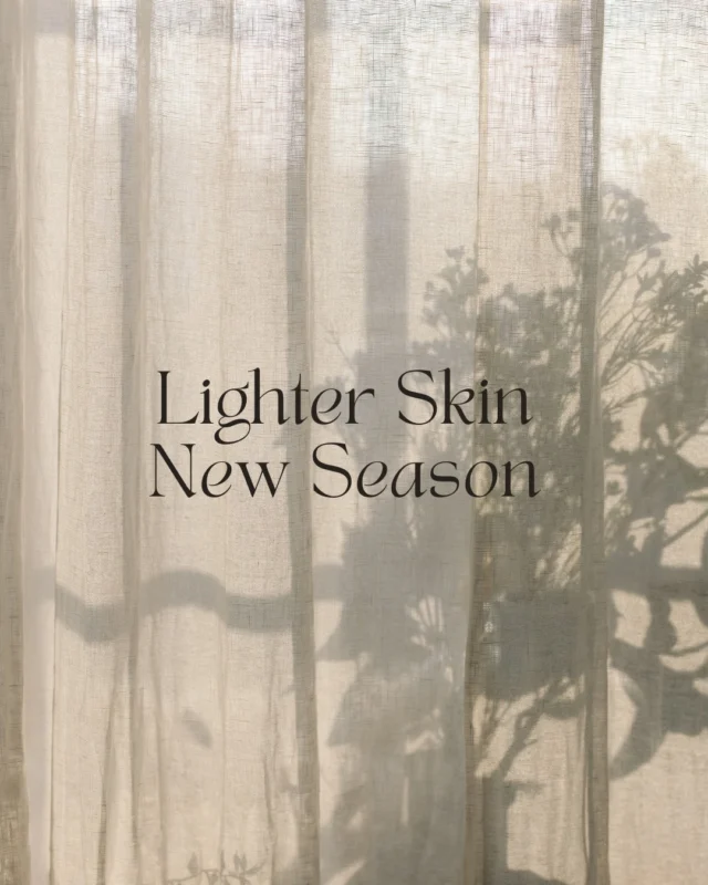 The products we start reaching for once the weather finally warms up: lightweight hydration calming masks gentle cleansers body care after being outside again skincare that layers well under SPFThe seasonal skincare switch is officially happening.