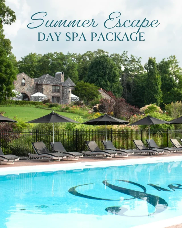 Slow summer days in the countryside, outdoor pools, gardens in full bloom, patio dining and an entire day dedicated to rest.Our Summer Escape Day Spa package includes a full day at Ste. Annes Spa, a $150 spa & wellness allowance, dining included and complete access to our hydrotherapy pools, saunas, steam room, trails and more.Special pricing is now available on select June & July dates for a limited time.Summer is our most popular season and these dates tend to fill quickly. Call our reservations team at 1-888-346-6772