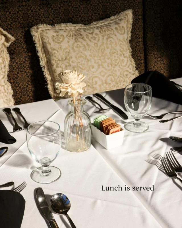 A savoury lunch to recharge after a day well spent exploring the spa grounds 